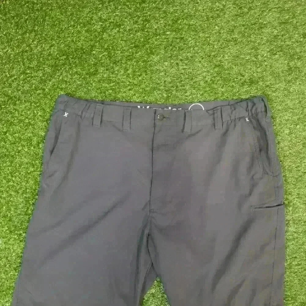 WRANGLER PERFORMANCE HITS AT KNEES MENS SHORTS 46 Gray NW946CB - Picture 3 of 9